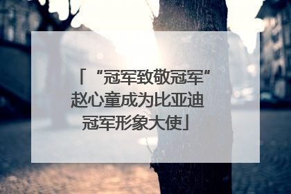 “冠军致敬冠军” 赵心童成为比亚迪冠军形象大使