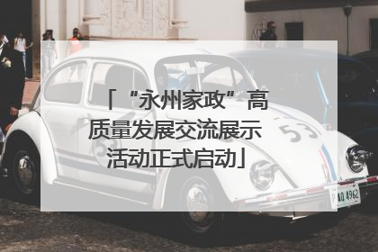 “永州家政”高质量发展交流展示活动正式启动