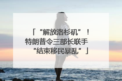 “解放洛杉矶”！特朗普令三部长联手“结束移民暴乱”