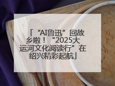 “AI鲁迅”回故乡啦！“2025大运河文化阅读行”在绍兴精彩起航