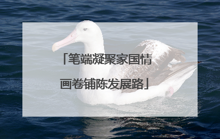 笔端凝聚家国情  画卷铺陈发展路
