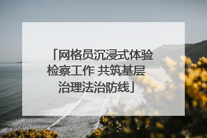 网格员沉浸式体验检察工作 共筑基层治理法治防线