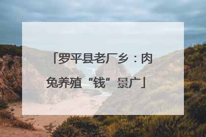 罗平县老厂乡：肉兔养殖“钱”景广