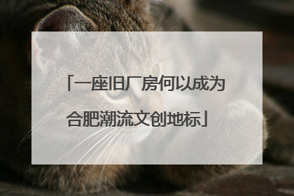 一座旧厂房何以成为合肥潮流文创地标