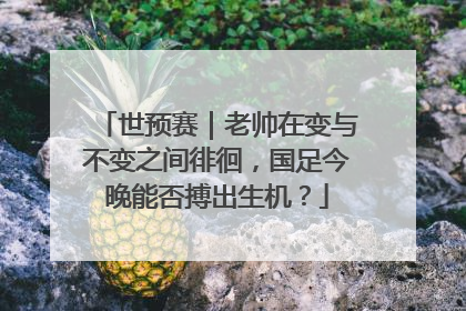 世预赛｜老帅在变与不变之间徘徊，国足今晚能否搏出生机？