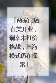 两家门店在美开业，瑞幸未打价格战，出海模式仍在探索