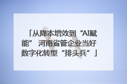 从降本增效到“AI赋能” 河南省管企业当好数字化转型“排头兵”