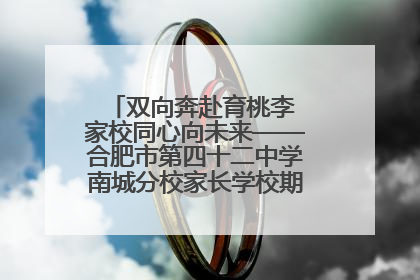 双向奔赴育桃李 家校同心向未来——合肥市第四十二中学南城分校家长学校期末总结会圆满召开