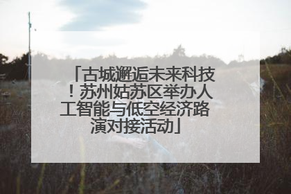 古城邂逅未来科技！苏州姑苏区举办人工智能与低空经济路演对接活动