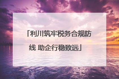 利川筑牢税务合规防线 助企行稳致远