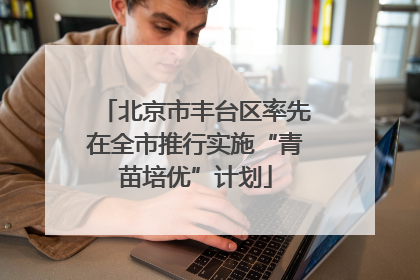 北京市丰台区率先在全市推行实施“青苗培优”计划