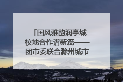 国风雅韵润亭城 校地合作谱新篇——团市委联合滁州城市职业学院助力传统文化“破圈”绽放