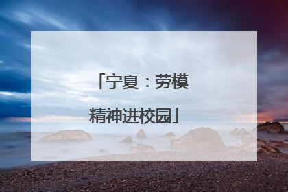 宁夏：劳模精神进校园