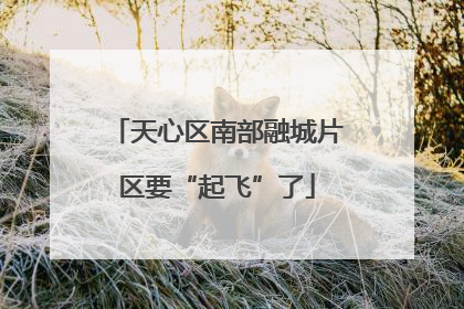 天心区南部融城片区要“起飞”了