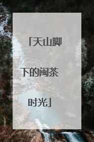 天山脚下的闽茶时光