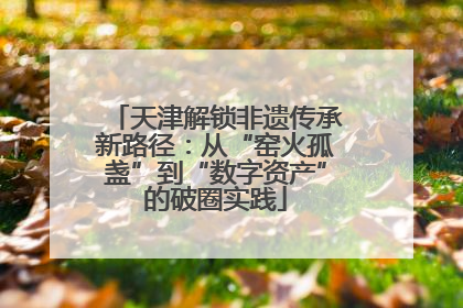 天津解锁非遗传承新路径：从“窑火孤盏”到“数字资产”的破圈实践