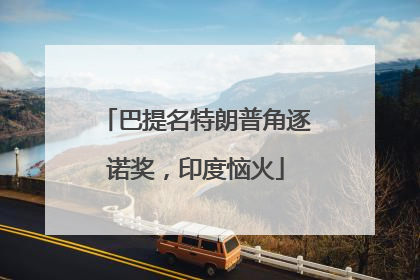 巴提名特朗普角逐诺奖，印度恼火