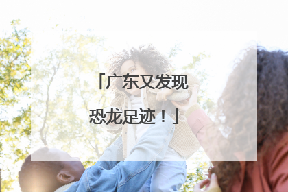 广东又发现恐龙足迹！