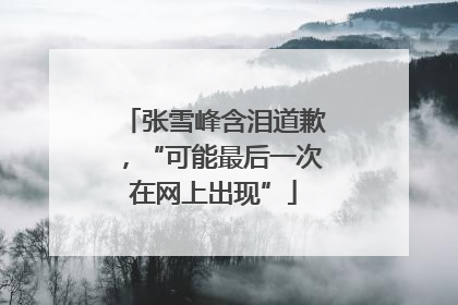 张雪峰含泪道歉，“可能最后一次在网上出现”