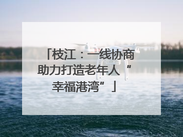 枝江：一线协商助力打造老年人“幸福港湾”