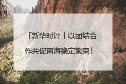 新华时评丨以团结合作共促南海稳定繁荣