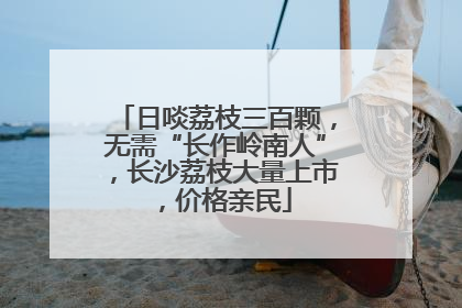 日啖荔枝三百颗，无需“长作岭南人”，长沙荔枝大量上市，价格亲民