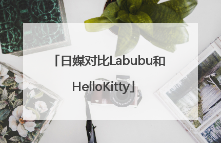日媒对比Labubu和HelloKitty