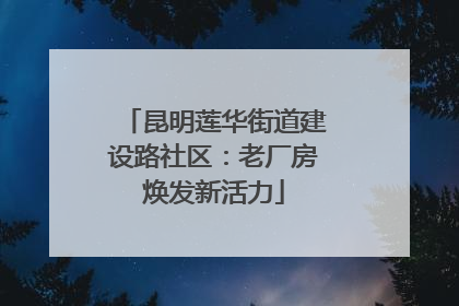 昆明莲华街道建设路社区：老厂房焕发新活力