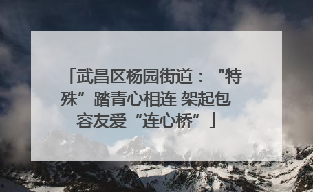武昌区杨园街道：“特殊”踏青心相连 架起包容友爱“连心桥”