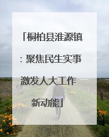 桐柏县淮源镇：聚焦民生实事 激发人大工作新动能
