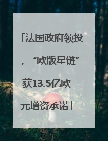 法国政府领投，“欧版星链”获13.5亿欧元增资承诺