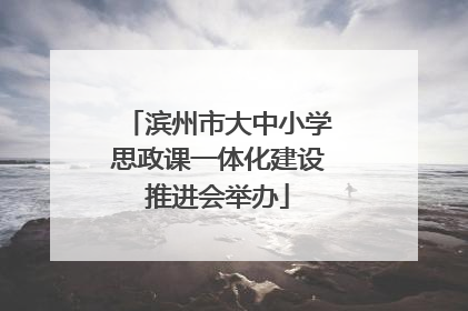 滨州市大中小学思政课一体化建设推进会举办