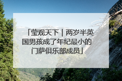莹观天下｜两岁半英国男孩成了年纪最小的门萨俱乐部成员