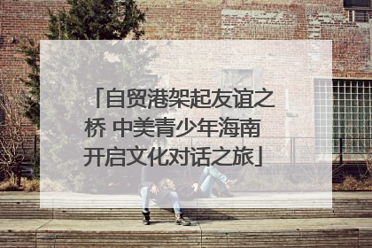 自贸港架起友谊之桥 中美青少年海南开启文化对话之旅