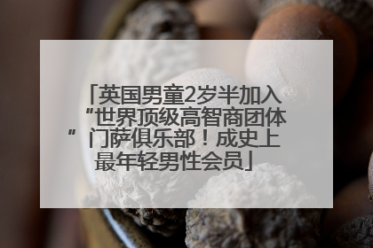 英国男童2岁半加入“世界顶级高智商团体”门萨俱乐部！成史上最年轻男性会员
