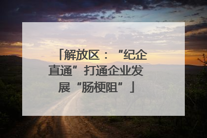 解放区：“纪企直通”打通企业发展“肠梗阻”
