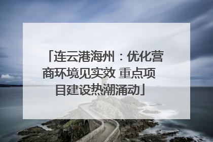 连云港海州：优化营商环境见实效 重点项目建设热潮涌动