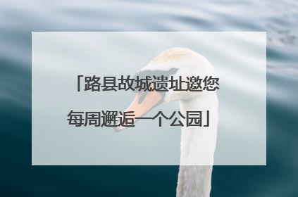 路县故城遗址邀您每周邂逅一个公园