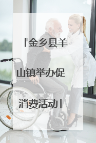 金乡县羊山镇举办促消费活动