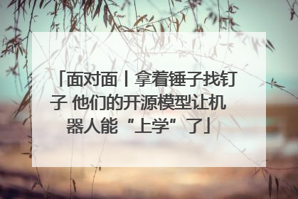面对面丨拿着锤子找钉子 他们的开源模型让机器人能“上学”了