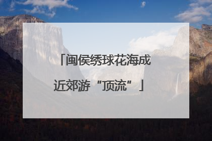 闽侯绣球花海成近郊游“顶流”
