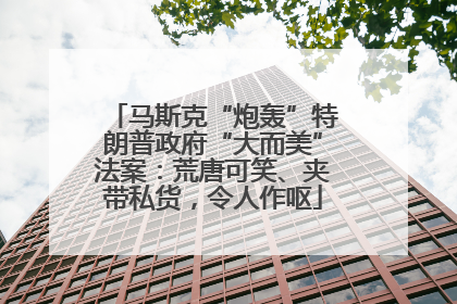 马斯克“炮轰”特朗普政府“大而美”法案：荒唐可笑、夹带私货，令人作呕