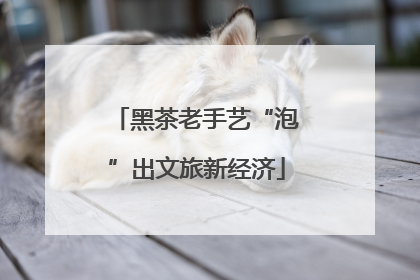 黑茶老手艺“泡”出文旅新经济