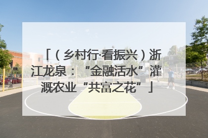 （乡村行·看振兴）浙江龙泉：“金融活水”灌溉农业“共富之花”
