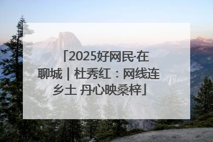 2025好网民·在聊城｜杜秀红：网线连乡土 丹心映桑梓